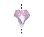 Lucite Wisteria Large Trumpet Flower 19x20mm