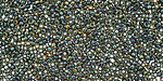 TOHO Metallic Iris Green/Brown Round 15/0 Seed Bead