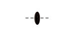 Tagua Nut Black Rondelle 3x8mm