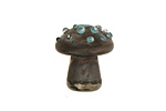 The BeadsNest Lampwork Glass Neptune Mushroom 18-21x18-19mm