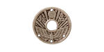 TierraCast Antique Silver (plated) Sen Link 18mm