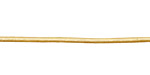 Gold (metallic) Round Leather Cord 2mm