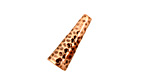 Antique Copper (plated) Small Dimpled Cone 17x6mm