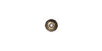 TierraCast Antique Gold (plated) Crown Heishi 6mm