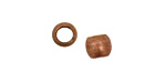 Antique Copper (plated) Round Crimp Bead 2mm
