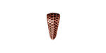 TierraCast Antique Copper (plated) Small Hammertone Pinch Bail 6x12mm