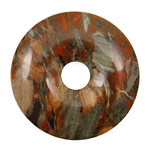 Gray Rainbow Jasper Donut 45mm