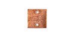 Nunn Design Antique Copper (plated) Flat Mini Square Tag Link 13mm