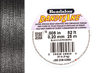DandyLine Black .2mm Thread, 25 meters