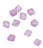 Lilac Faceted Bicone 6mm