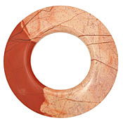 Red Bend Jasper Donut 55mm