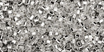 TOHO Crystal (with Silver Lining) Triangle 11/0 Seed Bead