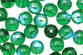 Czech Glass Green Emerald AB Round 6mm