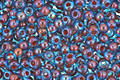 TOHO Aqua (with Oxblood Lining) Round 11/0 Seed Bead