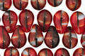 Czech Glass Pomegranate Teardrop 6x9mm