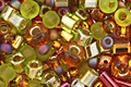 TOHO Ureshii Olivine/Orange Seed Bead Mix
