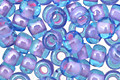 TOHO Aqua (with Bubble Gum Pink Lining) Round 6/0 Seed Bead