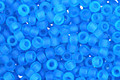 TOHO Transparent Frosted Medium Aquamarine Round 11/0 Seed Bead