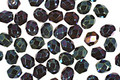 Czech Fire Polished Glass Iris Blue Round 4mm