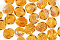 Czech Fire Polished Glass Medium Topaz AB Round 6mm