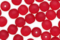 Czech Glass Matte Ruby Round 6mm