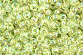 TOHO Dyed Rainbow Lemon Mist Round 11/0 Seed Bead