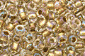 TOHO Crystal (with Gold Lining) Round 8/0 Seed Bead