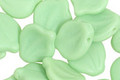 Czech Glass Apple (matte) Curved Leaf 12x14mm