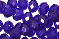 Midnight Crystal Faceted Rondelle 8mm