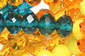Sunny Skies Crystal Mix Faceted Rondelle 8mm