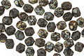 Czech Fire Polished Glass Matte Jet Picasso Round 3mm