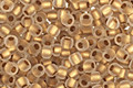 TOHO Crystal (with Frosted Gold Lining) Round 11/0 Seed Bead