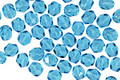Czech Fire Polished Glass Aquamarine Round 4mm