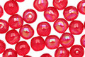Czech Glass Luster Iris Red Round 6mm
