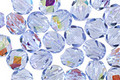 Czech Fire Polished Glass Light Sapphire AB Round 6mm
