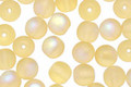 Czech Glass Matte Light Topaz AB Round 6mm