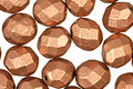 Czech Fire Polished Glass Matte Metallic Copper Round 8mm