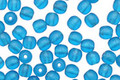 Czech Glass Matte Capri Blue Round 4mm
