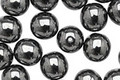 Czech Glass Hematite Round 8mm