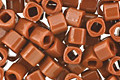 TOHO Opaque Terra Cotta Cube 3mm Seed Bead