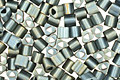 TOHO Higher Metallic Frosted Blue Haze Triangle 11/0 Seed Bead