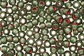 TOHO Olivine (with Frosted Silver & Pink Lining) Round 11/0 Seed Bead