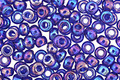 TOHO Transparent Rainbow Cobalt Round 6/0 Seed Bead