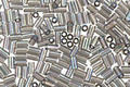 TOHO Transparent Rainbow Gray Bugle #1 Seed Bead