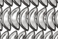 Czech Glass Silver Angel Wings 7x15mm