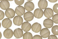 Czech Glass Matte Black Diamond Round 6mm