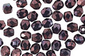 Czech Fire Polished Glass Luster Metallic Amethyst Round 3mm