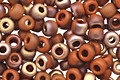 TOHO Frosted Terra Cotta Apollo Hybrid Round 8/0 Seed Bead
