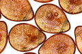 Czech Glass Luster Rose/Gold Topaz Teardrop 12x16mm