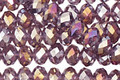Luster Lavender Crystal Faceted Rondelle 6mm